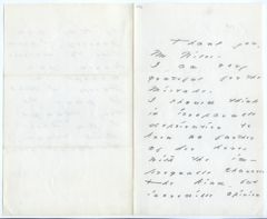 Thumbnail for Emily Dickinson letter to Thomas Niles - Image 1