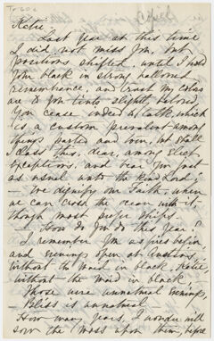 Thumbnail for Transcription of Emily Dickinson letter to Catherine Scott Turner - Image 1