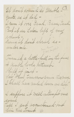 Thumbnail for Transcription of Emily Dickinson's "It don't sound so terrible" - Image 1