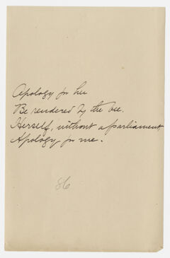 Thumbnail for Transcription of Emily Dickinson's "Apology for her" - Image 1