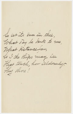 Thumbnail for Transcription of Emily Dickinson's "So set its sun in thee" - Image 1