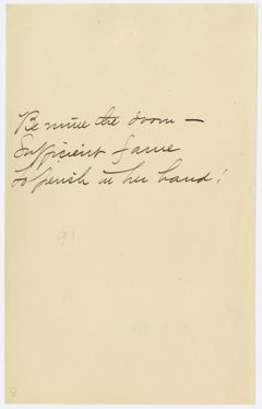 Thumbnail for Transcription of Emily Dickinson's "Be mine the doom" - Image 1