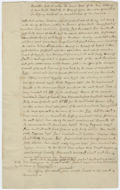 Thumbnail for Grant of land to Jeffery Amherst from the Colony of New York, 1774 January 8 - Image 1