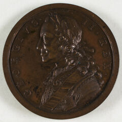 Thumbnail for Copper medal commemorating the British military successes of 1758 - Image 1