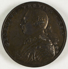 Thumbnail for Bronze medal commemorating British military victories in the West Indies and Newfoundland, 1762 - Image 1