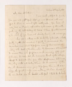Thumbnail for Letter from unidentified correspondent to Justin Perkins, 1841 April 26 - Image 1