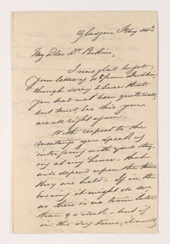 Thumbnail for Letter from unidentified correspondent to Justin Perkins, February 14 - Image 1