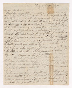 Thumbnail for Letter from unidentified correspondent to Justin Perkins, 1837 December 17 to 19 - Image 1