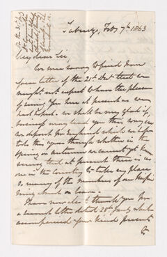 Thumbnail for Keith Edward Abbott letter to Justin Perkins, 1863 February 7 - Image 1