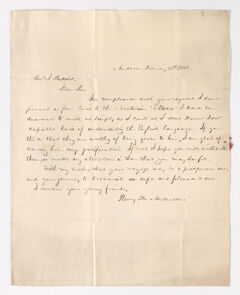 Thumbnail for Henry H. Anderson letter to Justin Perkins, 1843 December 28 - Image 1
