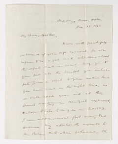 Thumbnail for Rufus Anderson letter to Justin Perkins, 1842 January 13 - Image 1