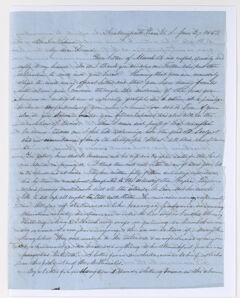 Thumbnail for F. B. Banister letter to Justin Perkins, 1863 June 27 - Image 1