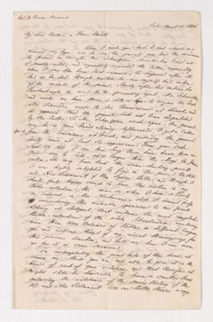 Thumbnail for Charles G. Barth letter to Justin Perkins, 1856 April 15 - Image 1
