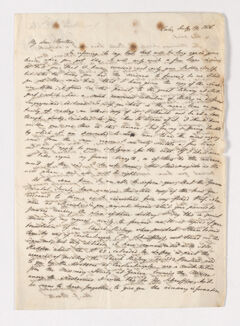 Thumbnail for Charles G. Barth letter to Justin Perkins, 1856 July 19 - Image 1
