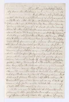 Thumbnail for Aura Jeannette Beach letter to Justin Perkins, 1862 October 25 - Image 1