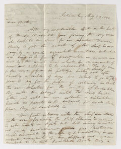 Thumbnail for Edward Breath letter to Justin Perkins, 1846 May 20 - Image 1