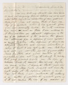 Thumbnail for Edward Breath letter to Justin Perkins, 1844 June 6 - Image 1