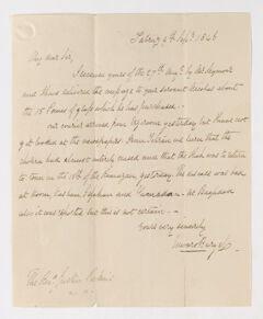 Thumbnail for Edward Burgess letter to Justin Perkins, 1846 September 9 - Image 1