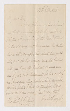 Thumbnail for Edward Burgess letter to Justin Perkins, 1846 September 12 - Image 1