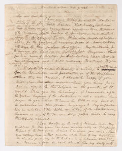 Thumbnail for Simeon Howard Calhoun letter to Justin Perkins, 1836 February 9 - Image 1