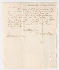 Thumbnail for William Campbell letter to Mar Yohannan and Justin Perkins, 1842 August 18 - Image 1