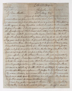 Thumbnail for Asahel Chapin letter to Justin Perkins, 1852 March 16 - Image 1