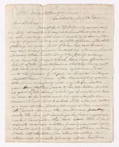 Thumbnail for Sumner G. Clapp letter to Justin Perkins, 1845 July 28 to 1846 April 20 - Image 1