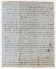 Thumbnail for Eli Benedict Clark letter to Justin Perkins, 1851 October 13 - Image 1