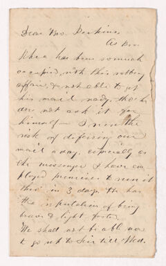 Thumbnail for George Whitefield Coan letter to Justin Perkins - Image 1