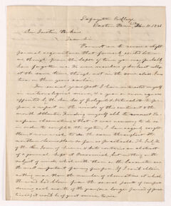 Thumbnail for James Henry Coffin letter to Justin Perkins, 1846 November 11 - Image 1
