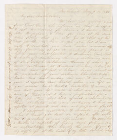 Thumbnail for Abby Bass Cozzens letter to Charlotte Bass and Justin Perkins, 1835 May 6 - Image 1