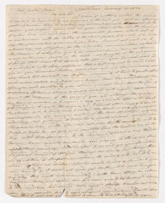 Thumbnail for William Reed letter to Justin Perkins, 1836 January 2 - Image 1