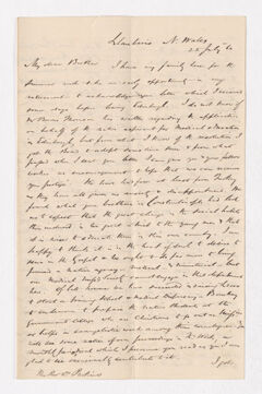 Thumbnail for George Downie Cullen letter to Justin Perkins, 1864 July 25 - Image 1