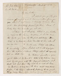 Thumbnail for Harrison Gray Otis Dwight letter to Asahel Grant and Justin Perkins, 1836 March 14 - Image 1