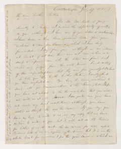 Thumbnail for Harrison Gray Otis Dwight letter to Justin Perkins, 1836 July 27 - Image 1