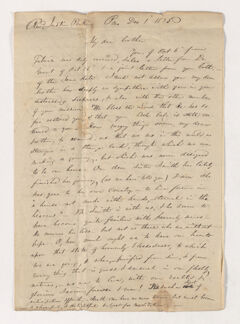Thumbnail for Harrison Gray Otis Dwight letter to Justin Perkins, 1836 December 1 - Image 1