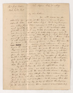 Thumbnail for Harrison Gray Otis Dwight letter to Asahel Grant and Justin Perkins, 1837 July 31 - Image 1