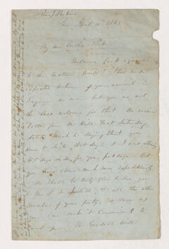 Thumbnail for Harrison Gray Otis Dwight letter to Justin Perkins, 1843 April 10 - Image 1