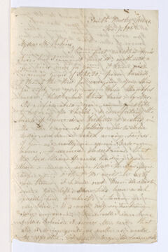 Thumbnail for Fidelia Fiske letter to Justin Perkins, 1862 November 7 - Image 1