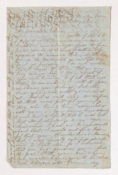 Thumbnail for Fidelia Fiske letter to Justin Perkins, 1863 August 29 - Image 1