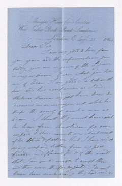 Thumbnail for Joseph Salter letter to Justin Perkins, 1864 August 23 - Image 1