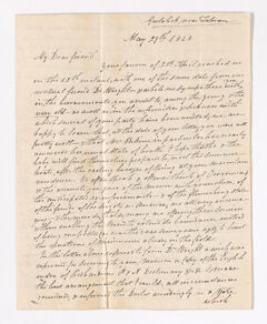 Thumbnail for William Glen letter to Justin Perkins, 1848 May 27 - Image 1