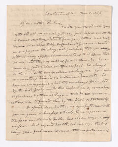Thumbnail for William Goodell letter to Justin Perkins, 1836 November 8 to December 3 - Image 1