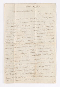 Thumbnail for William Goodell letter to Justin Perkins, 1862 October 25 - Image 1