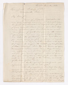 Thumbnail for James M. Gordon letter to Justin Perkins, 1863 March 9 - Image 1