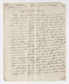 Thumbnail for Friedrich Haas letter to Justin Perkins, 1836 March 26 - Image 1