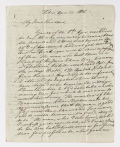 Thumbnail for Friedrich Haas letter to Justin Perkins, 1836 April 12 - Image 1