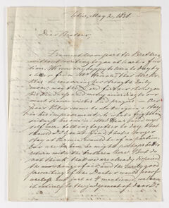 Thumbnail for Friedrich Haas letter to Justin Perkins, 1836 May 2 - Image 1