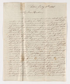 Thumbnail for Friedrich Haas letter to Justin Perkins, 1836 July 11 - Image 1