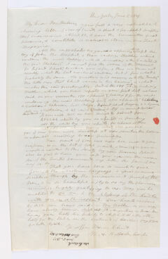 Thumbnail for William Allen Hallock letter to Justin Perkins, 1839 June 5 - Image 1